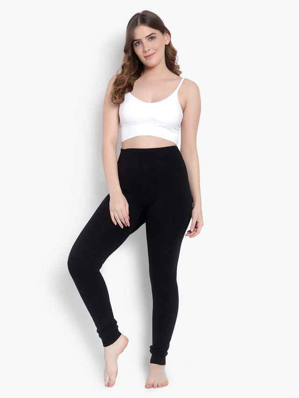 Woolen Mid-Rise Thermal Bottom