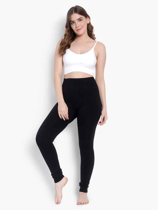 Woolen Mid-Rise Thermal Bottom