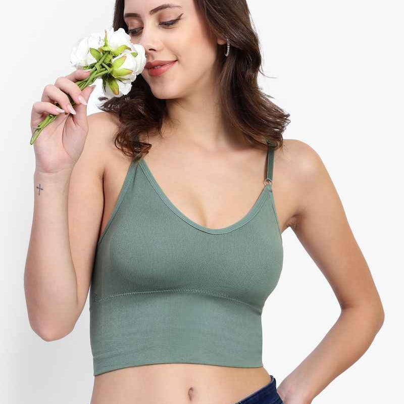Full Coverage Lightly Padded Bralette Bra With All Day Comfort