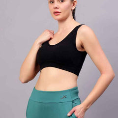 Full Coverage Removable Padding Workout Bra With All Day Comfort