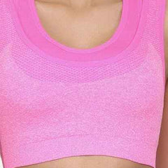 Full Coverage Removable Padding Non-Wired Styled Back Workout Bra- All Day Comfort