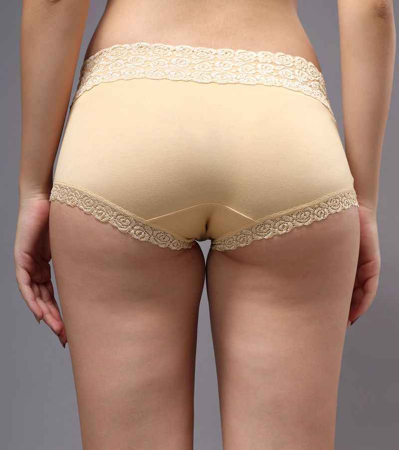 Women Lace Shape and Support Anti-Odour Hipster Briefs