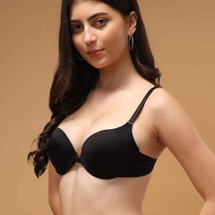 Medium Coverage Underwired Lightly Padded Plunge All Day Comfort Bra