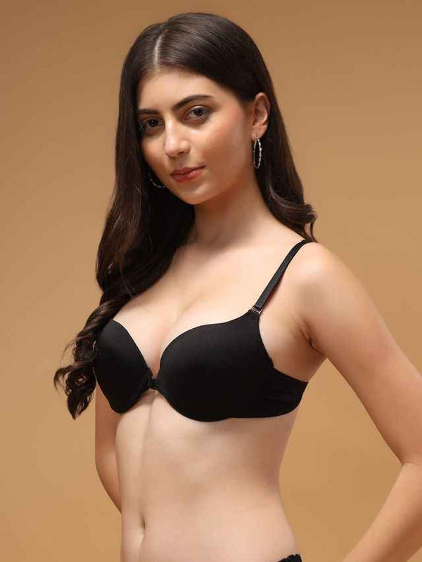 Medium Coverage Underwired Lightly Padded Plunge All Day Comfort Bra