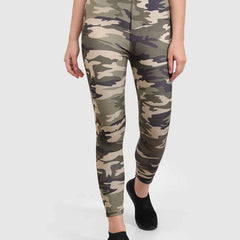 Camouflage Printed Dry Fit Skinny Fit Tights