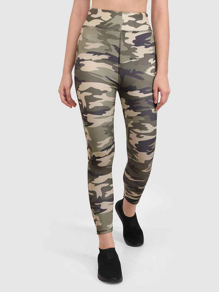 Camouflage Printed Dry Fit Skinny Fit Tights