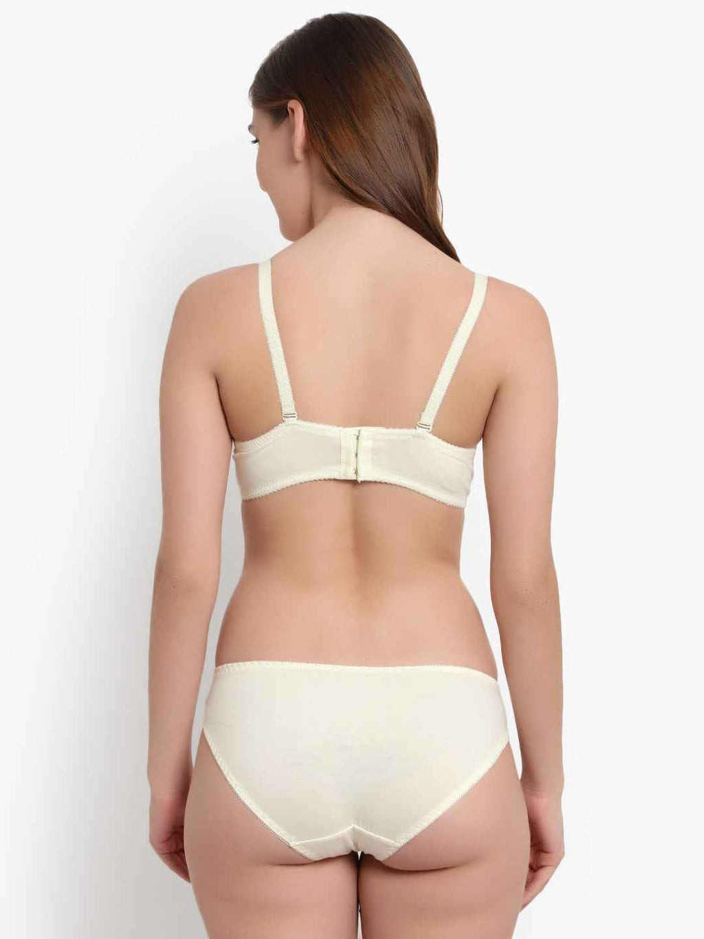 Lace-Designed Heavily-Padded Lingerie Set