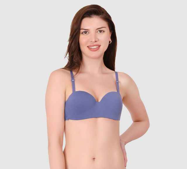 Medium Coverage Underwired Lightly Padded Push-Up Bra With All Day Comfort