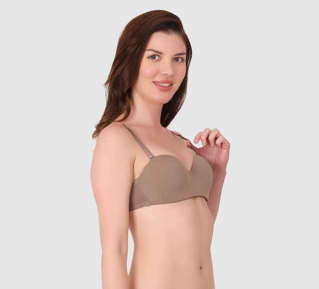 Medium Coverage Underwired Lightly Padded Push-Up Bra With All Day Comfort