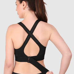 Women Full Coverage Workout Sports Bra With All Day Comfort