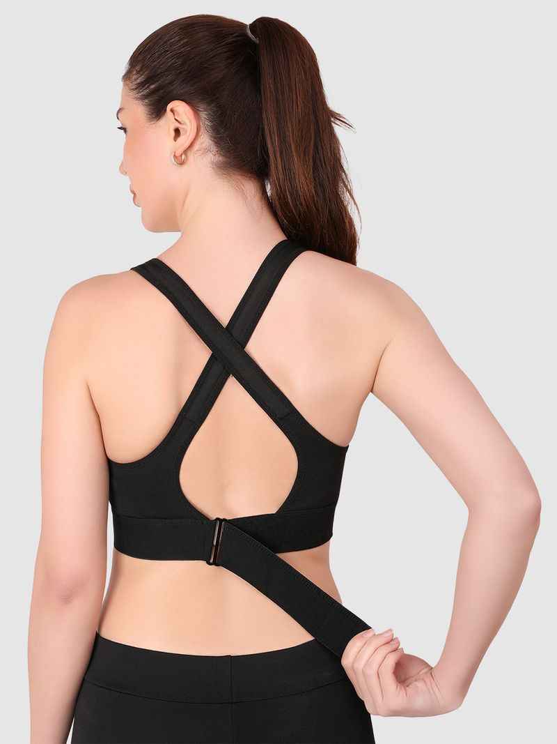 Women Full Coverage Workout Sports Bra With All Day Comfort