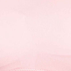 Peach Solid Non-Wired Lightly Padded Sports Bra