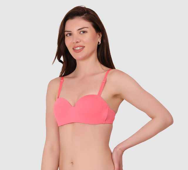 Medium Coverage Underwired Lightly Padded Push-Up Bra With All Day Comfort