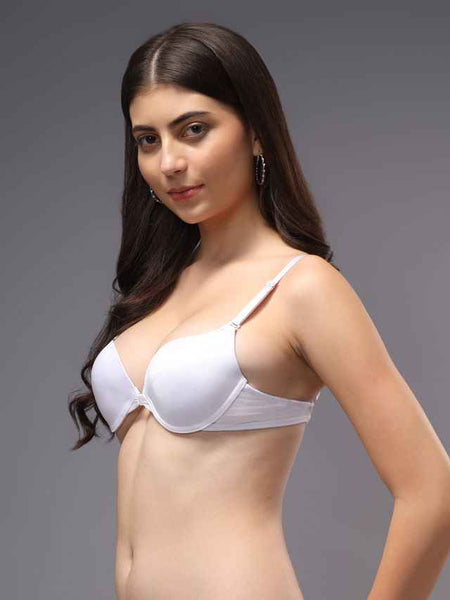 Medium Coverage Underwired Lightly Padded Plunge All Day Comfort Bra
