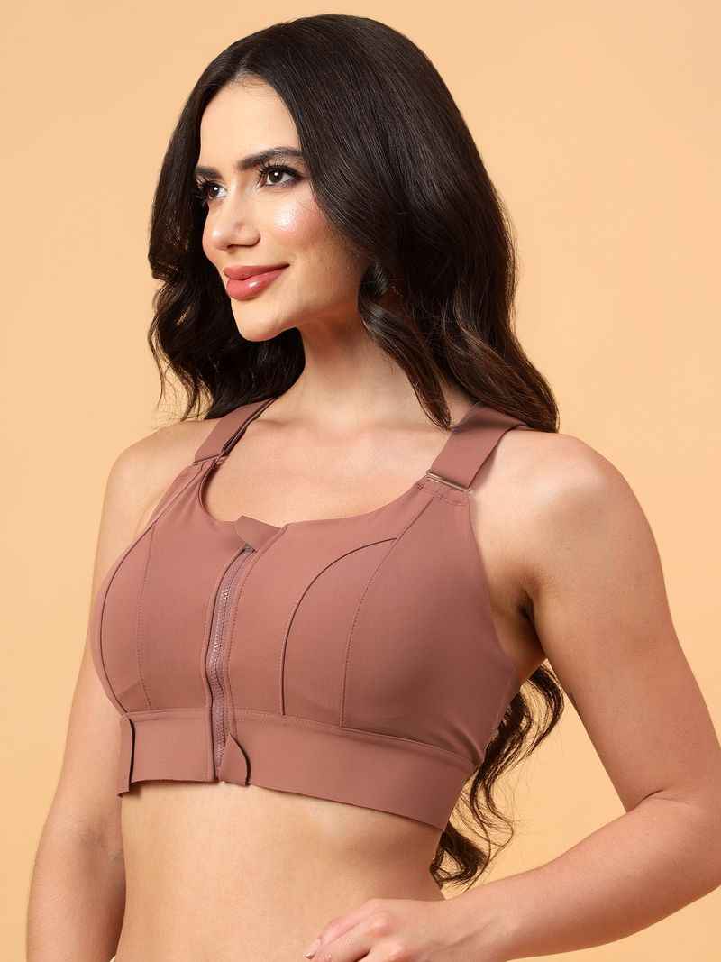 Women Full Coverage Workout Sports Bra With All Day Comfort
