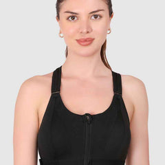 Women Full Coverage Workout Sports Bra With All Day Comfort