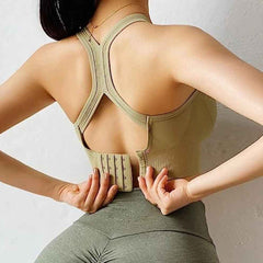 Full Coverage Removable Padding Workout Bra With All Day Comfort
