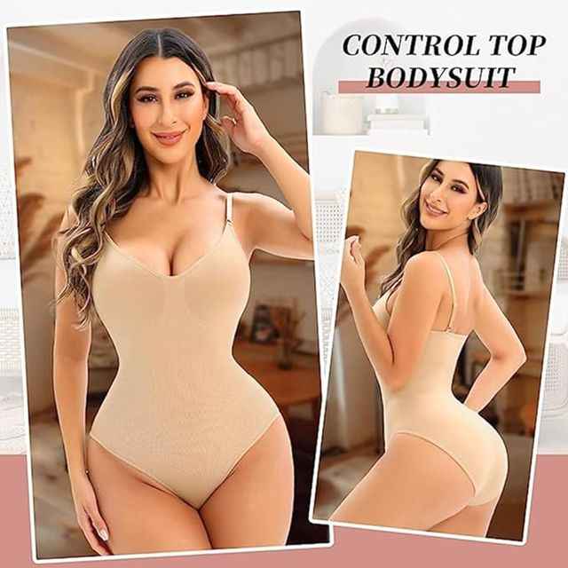 Women Butt Lifter Panties Stretch Slimming Body Shaper with Adjustable Spaghetti Strap