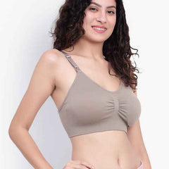 Full Coverage Removable padding Non-Wired Maternity Bra- All Day Comfort