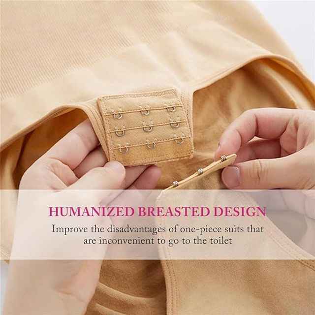 Women Nude Cotton Lycra Full Body Tummy Tucker Shaper Shapewear