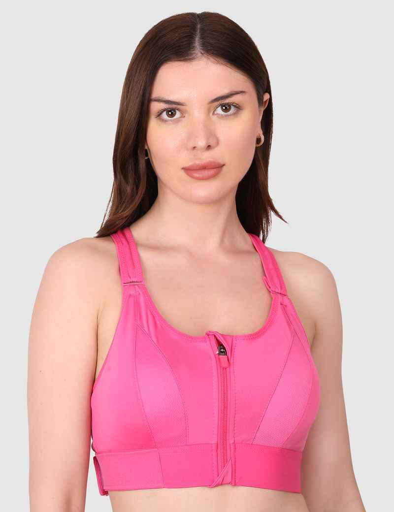 Women Full Coverage Workout Sports Bra With All Day Comfort