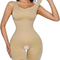 Women Nude Solid Full Body Shapewear