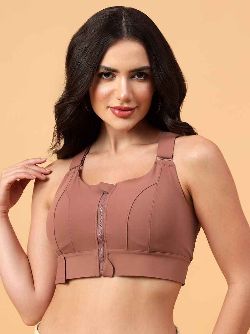Women Full Coverage Workout Sports Bra With All Day Comfort