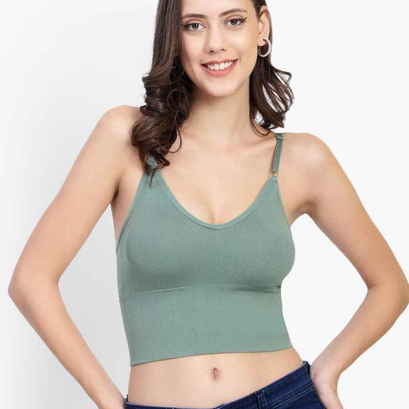 Full Coverage Lightly Padded Bralette Bra With All Day Comfort
