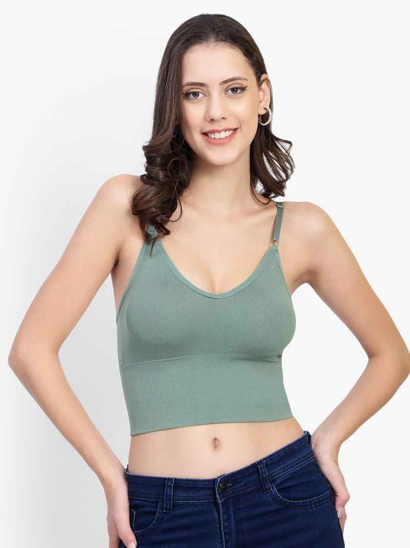 Full Coverage Lightly Padded Bralette Bra With All Day Comfort