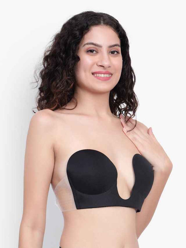 Medium Coverage Lightly Padded Strapless Push-Up Bra- All Day Comfort