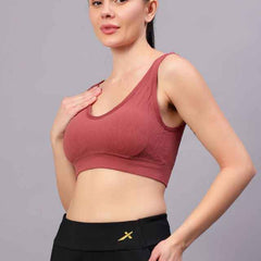 Full Coverage Removable Padding Workout Bra With All Day Comfort