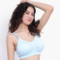 Full Coverage Removable padding Non-Wired Maternity Bra- All Day Comfort