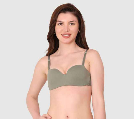 Medium Coverage Underwired Lightly Padded Push-Up Bra With All Day Comfort