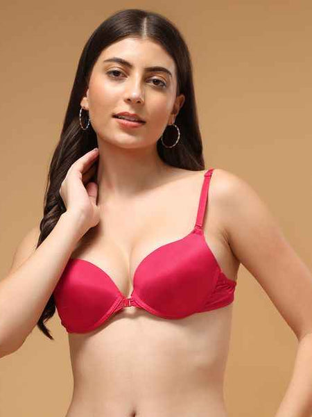 Medium Coverage Underwired Lightly Padded Plunge All Day Comfort Bra