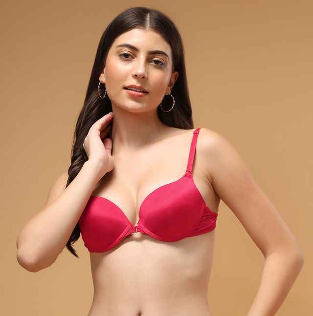 Medium Coverage Underwired Lightly Padded Plunge All Day Comfort Bra