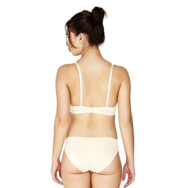 Women Beige Printed Lingerie Set