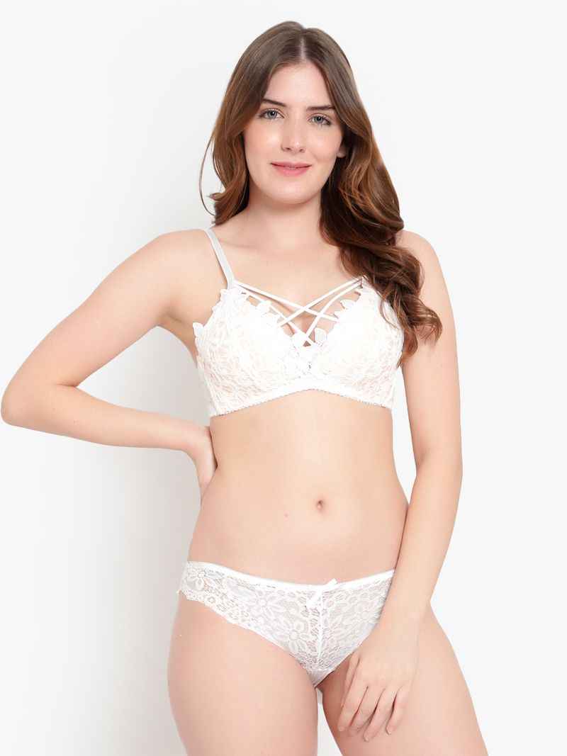 White Lace Lingerie Set