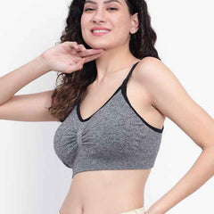 Full Coverage Removable padding Non-Wired Maternity Bra- All Day Comfort
