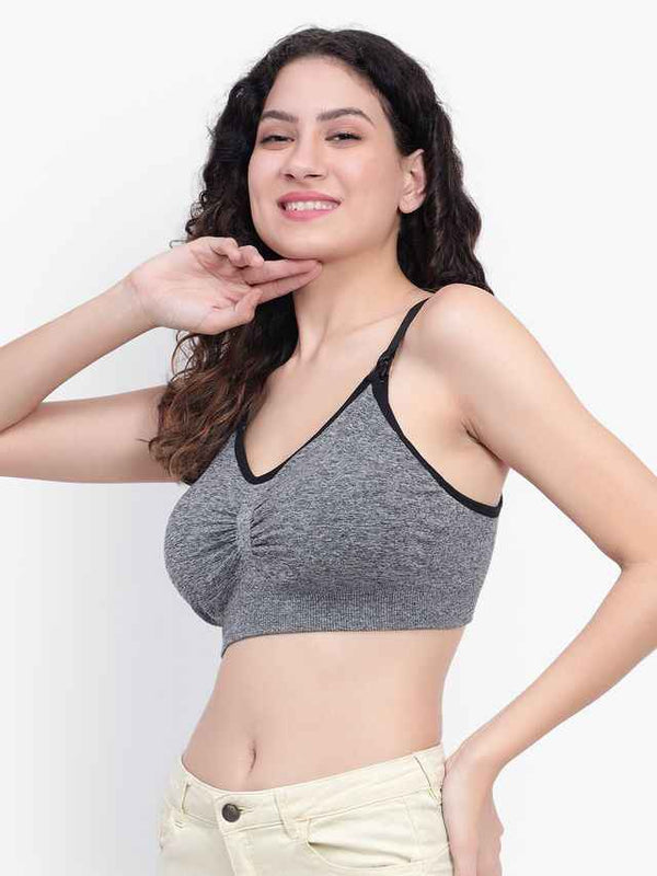 Full Coverage Removable padding Non-Wired Maternity Bra- All Day Comfort