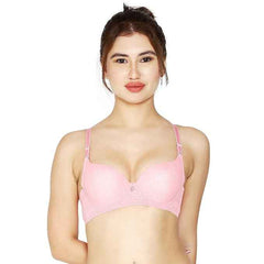 women Self Design Wired Lightly Padded Pushup Bra
