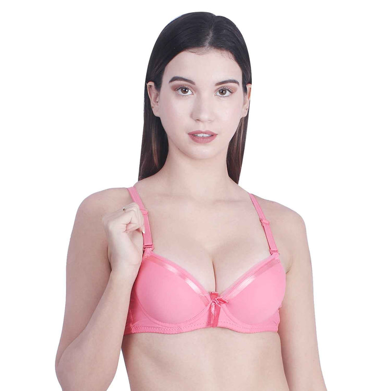 Brachy Women T-shirt Heavily Padded Pushup Bra