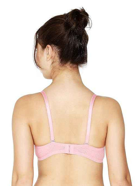 women Self Design Wired Lightly Padded Pushup Bra
