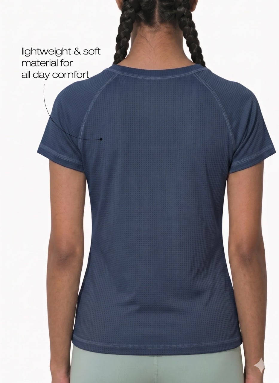 Blosoom Breathable, lightweight, moisture-wicking, and quick-dry fabric designed for all-day comfort and performance_BL AL T 30