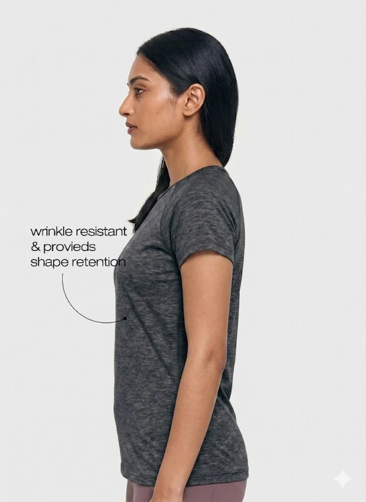 Blossom Breathable, lightweight, and quick-drying with wrinkle-resistant fabric and lasting shape retention.Fit for Gym, Running and Everyday Wear_BL AL T 31