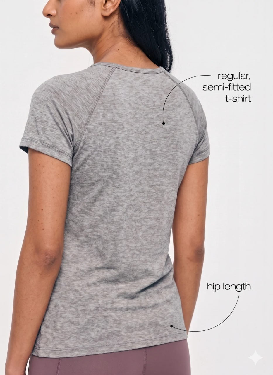 Blossom Breathable, lightweight, and quick-drying with wrinkle-resistant fabric and lasting shape retention.Fit for Gym, Running and Everyday Wear_BL AL T 31