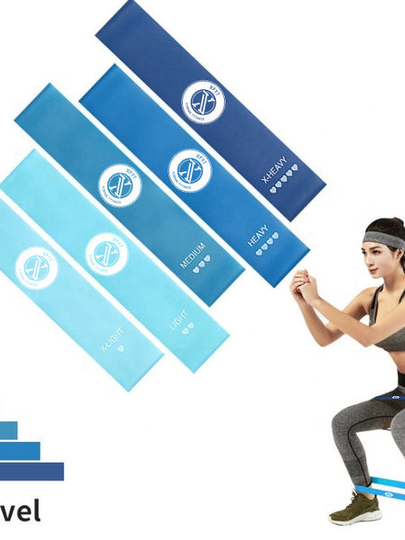 Resistence Loop Fitness Bands - Bold Blue Set
