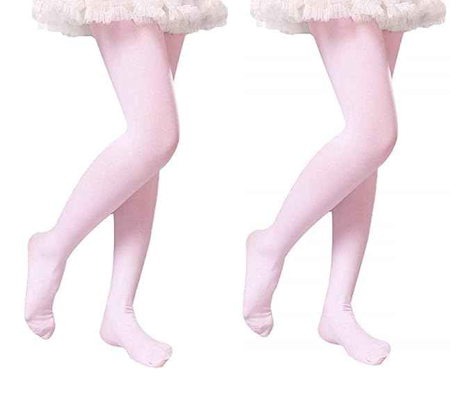 Brachy Girls Pack Of 2 Girls Thermal Fleece Lined Winter Warm Tights Pantyhose Stockings