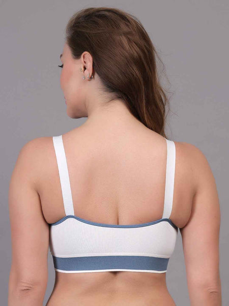 Women Beginners Anti Bacterial Full Coverage Lightly Padded Sports Bra