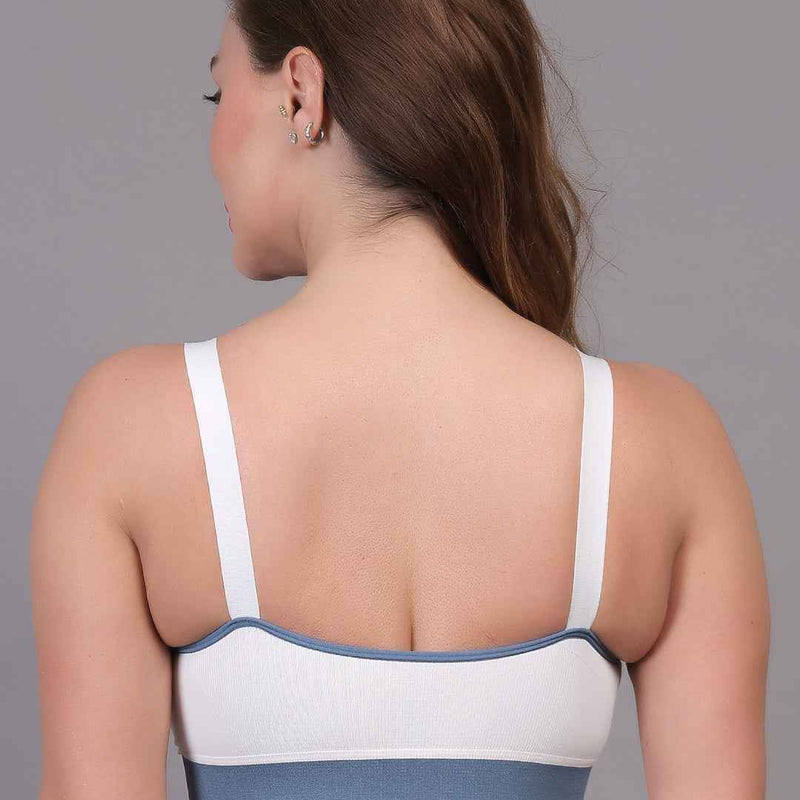 Women Beginners Anti Bacterial Full Coverage Lightly Padded Sports Bra