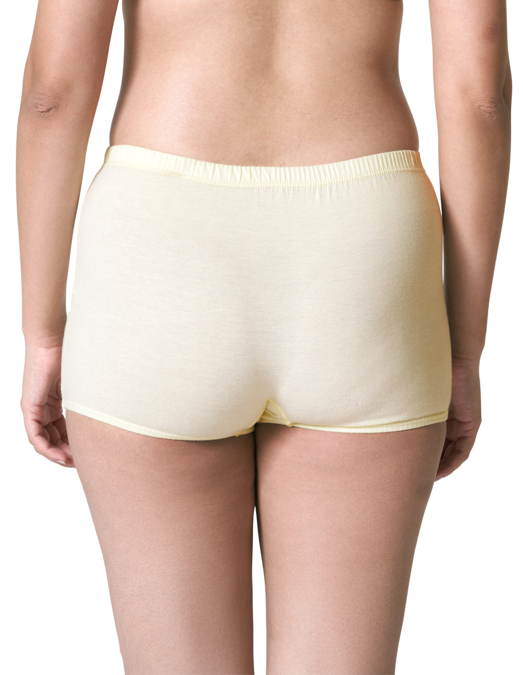 Blossom Plain Shorty -Soft Cotton Long-Leg Boyshorts with Concealed Waistband _Pack of 3